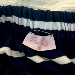 Navy XL Pink Lilly Romper